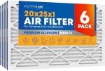 FilterLux MERV 13 Electrostatic Air Filters (6-Pack)