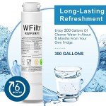 WFiltr RWFVRF1 Refrigerator Water Filter (2 Pack)