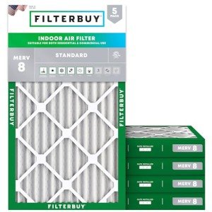 16x24x2 MERV 8 Air Filter (5-Pack)