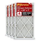 Filtrete 10x20x1 Air Filter, MPR 1000, MERV 11