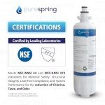 3-Pack PureSpring NSF Certified LG Water Filters