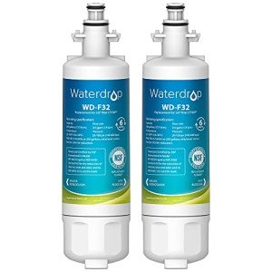 Waterdrop Refrigerator Water Filter for LG & Kenmore