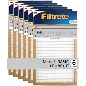Filtrete 10x20x1 MERV 5 HVAC Air Filter Packs