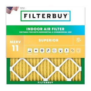 Filterbuy 25x25x1 MERV 11 Air Filter 1-Pack