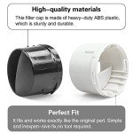 Refrigerator Water Filter Cap Cover Replacement - Black