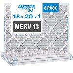 Aerostar 18x20x1 MERV 13 Pleated Air Filters