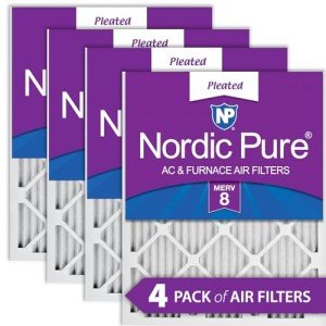 Nordic Pure 16x20x1 MERV 8 Air Filters 4 Pack