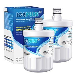 ICEPURE Refrigerator Water Filter 2-Pack for LG & Kenmore