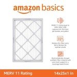 Amazon Basics 14x25x1 Merv 11 Air Filters 6-Pack