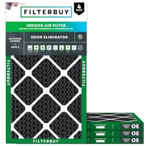 10x20x1 MERV 8 Air Filters - 4-Pack