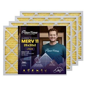25x30x1 MERV 11 Air Filters - 4-Pack