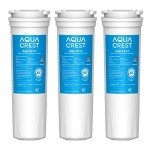 Aqua Crest Refrigerator Water Filter Replacement Pack of 3