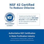 Aqua Crest Refrigerator Water Filter Replacement Pack of 3