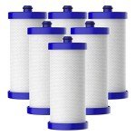 Aqua Crest WF1CB Refrigerator Water Filter Pack of 6