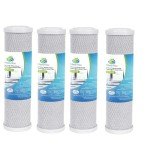 4 Pack Carbon Block Water Filter Cartridges