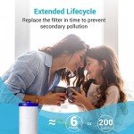 Aqua Crest WF1CB Refrigerator Water Filter Pack of 6