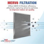Electrostatic Air Filter 20x22x1, MERV 8, Washable