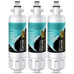 IcePure Pro NSF Certified LG Replacement Water Filter 3-Pack