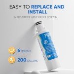 LG LT1000P Replacement Water and Air Filter 3-Pack