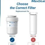 Maxblue MB-F13 Refrigerator Water Filter Set of 3