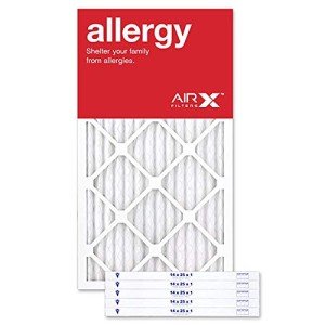 14x25x1 MERV 11 Allergy Pleated Air Filter Pack