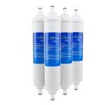 EcoAqua 4-Pack GE GXRTQR Inline Filters