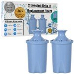 2 Pack Longlast Water Filter Replacement for Brita