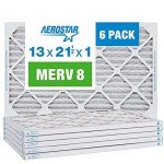 Aerostar MERV 8 Pleated Air Filter 6 Pack