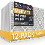BNX MERV 11 16x20x1 Air Filters 12 Pack