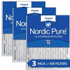 Nordic Pure MERV 12 20x30 Pleated Air Filters