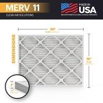 BNX MERV 11 16x20x1 Air Filters 12 Pack