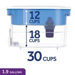 PUR 30-Cup Water Filter Dispenser with 1 Filter