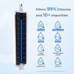 Waterdrop Refrigerator Water Filter Compatible with Bosch & Whirlpool