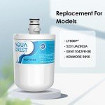 Aqua Crest Refrigerator Water Filter Replacement Set