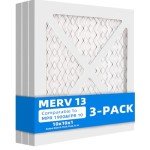 Chenzhit 10x10x1 MERV 13 Air Filters Pack