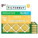 10x10 MERV 11 Allergen Defense Air Filters (6-Pack)