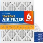 16x20x1 MERV 13 Electrostatic Air Filters (6-Pack)