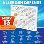 16x20x1 MERV 13 Electrostatic Air Filters (6-Pack)