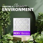 MERV 13 Pleated Air Filter 16x20x1 (4-Pack)