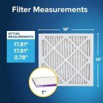 Filtrete MERV 12 18x18 AC Air Filters, 6-Pack
