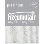 Accumulair Platinum MERV 11 Air Filters, 4 Pack