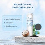 Pack of 4 Refrigerator Water Filters for Whirlpool