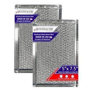 Microwave Grease Filter Set for GE, Frigidaire & More
