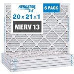 Aerostar MERV 13 Pleated Air Filter 6-Pack