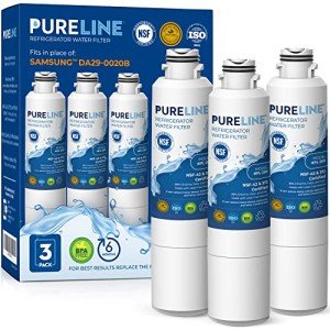 Pureline Samsung Refrigerator Water Filter Replacement Pack