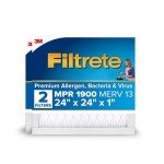 Filtrete 24x24 AC Furnace Air Filter, MERV 13