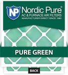 Nordic Pure 10x24x1 Green AC Filters - 6 Pack