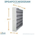 Bryant/Carrier Infinity Replacement Air Filter 20"x25