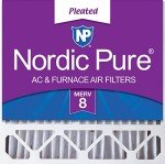 Nordic Pure MERV 8 Air Filter 20x20x5