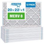 Aerostar MERV 8 Pleated Air Filter 12 Pack